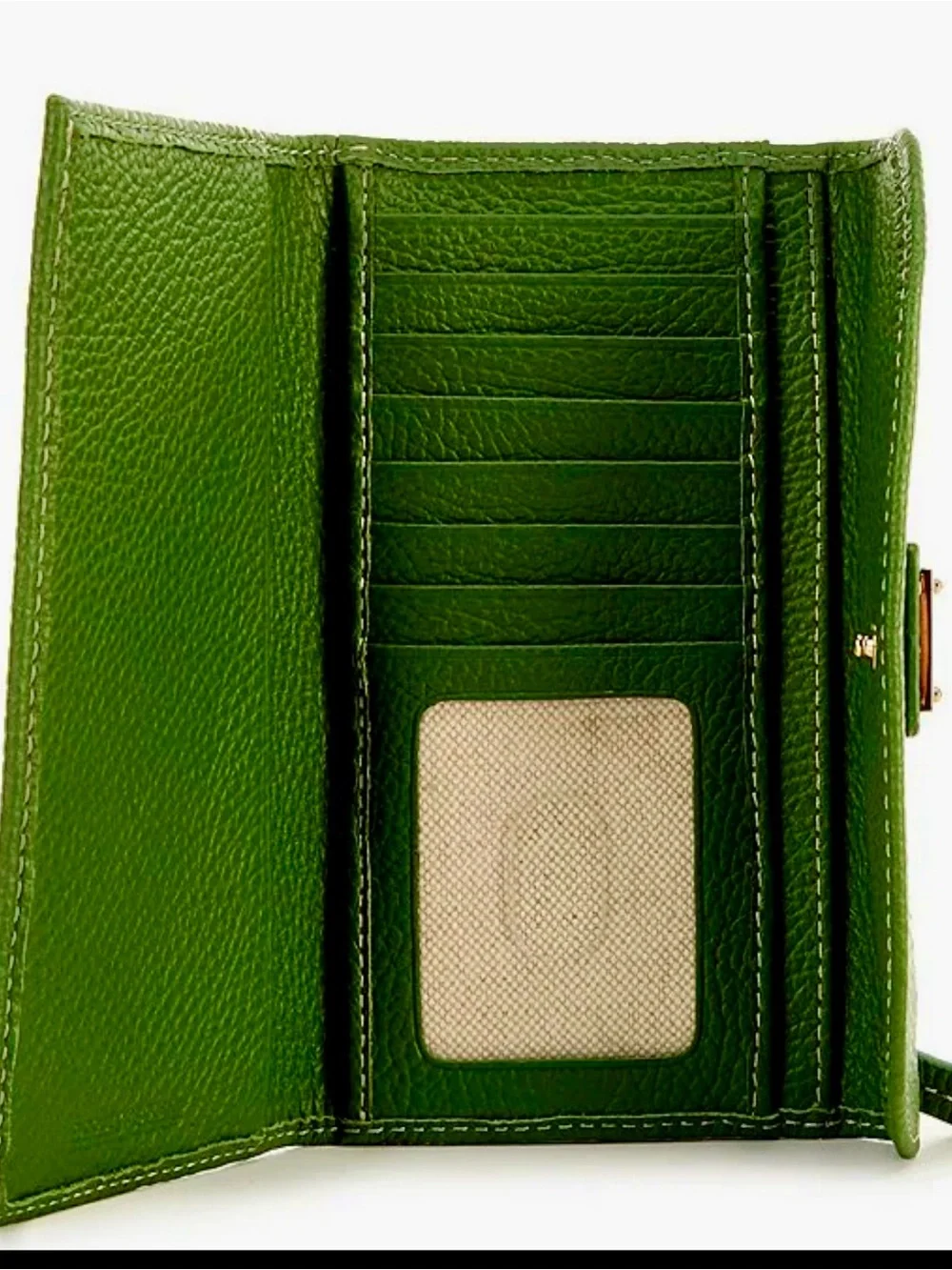 New Dooney & Bourke Grass Green Lucca Continental Walleth - Picture 6 of 6